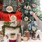 30 Pack Nature Wood Slices for Crafts,3.5-4In Unfinished Natural Wood Rounds.Wood Circles Predrilled with Hole and 20m Rope for Wooden Craft Supplies,Painting,Christmas Ornaments,DIY Gifts